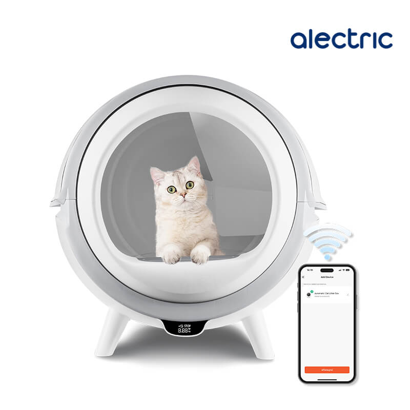 ห้องน้ำแมวอัตโนมัติ ALECTRIC รุ่น LB1 สีขาว_1